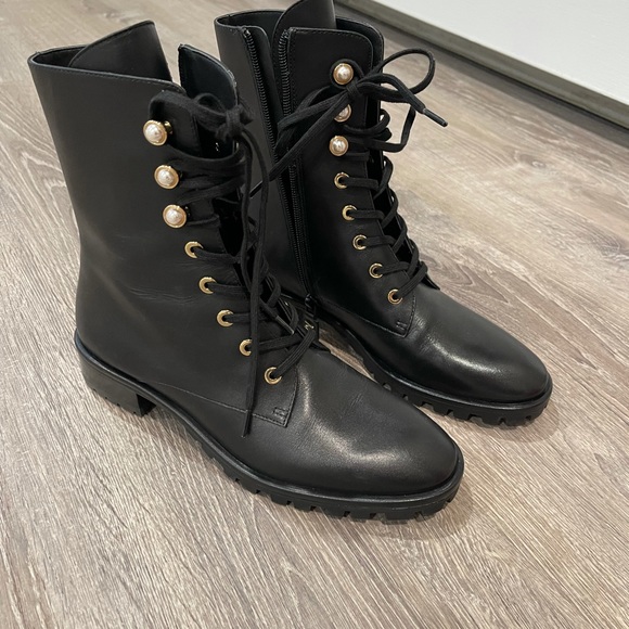 Stuart weitzman laine pearl boots 5.5 - Picture 2 of 7